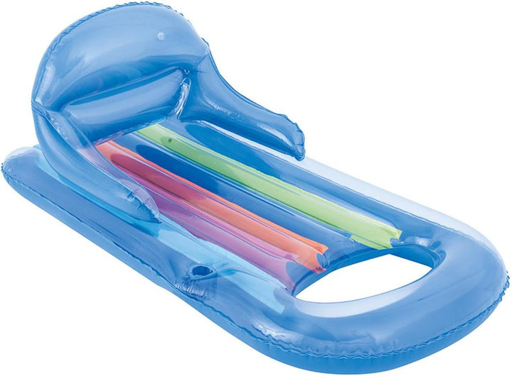 Bestway – Designer Lounge transpare – Luftbett Strand Pool – Hellgrau – Einheitsgrösse
