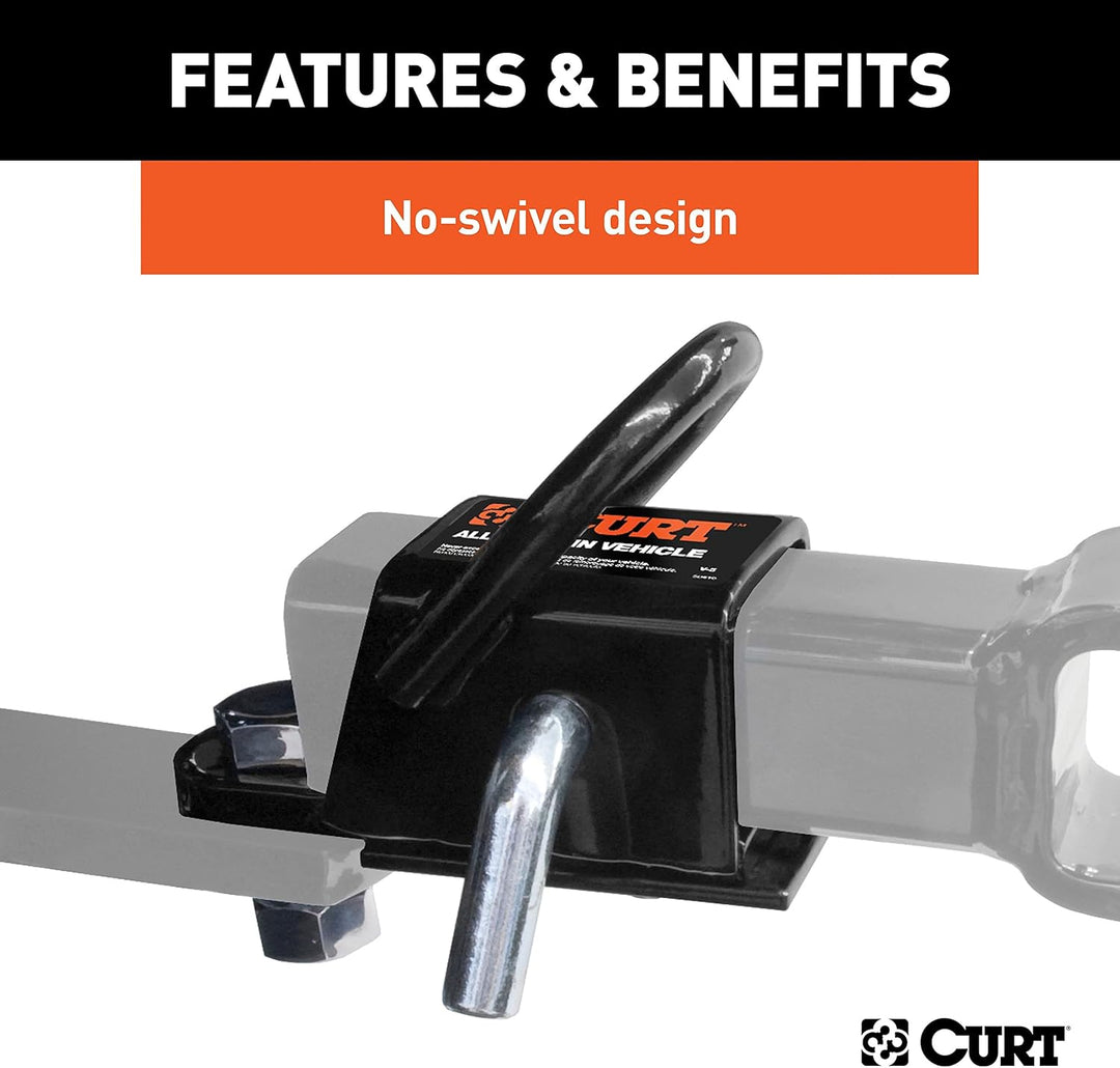CURT 45006 Bolt-On 2 Zoll ATV, UTV Anhängerkupplung Empfänger Adapter
