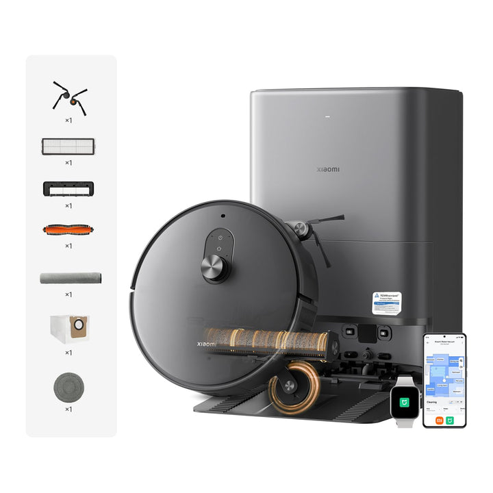 Xiaomi Robot Vacuum 6 Max, 35.000Pa, 6cm Hindernis, Dreifachwalze
