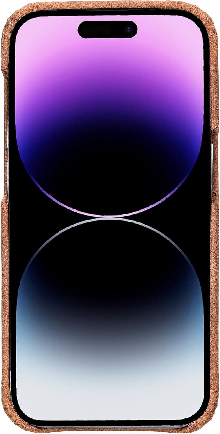 Solo Pelle Lederhülle für das iPhone 14 Pro in 6.1 Zoll Princeton Case Leder Hülle Ledertasche Backc