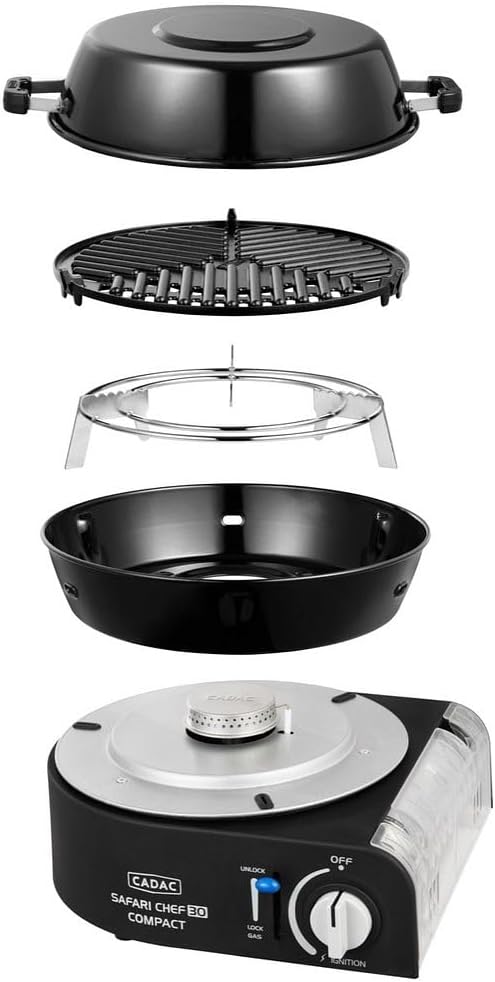 CADAC - Safari Chef Compact 30 lite - Stahl - Alumimium - Kunststoff - Gas Barbecue, Compact 30 lite