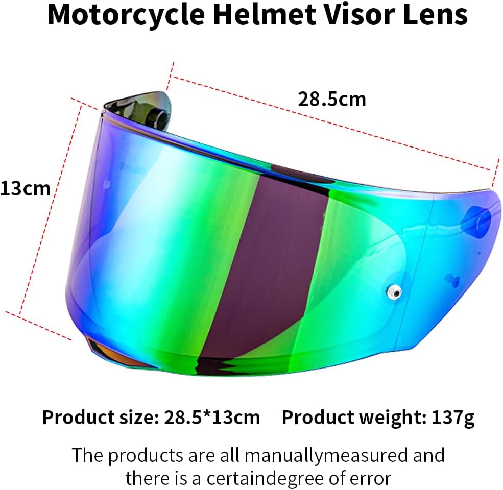 Helmvisier für LS2 FF328/FF353/FF800,Motorradhelm Visier für Assault/Rapid/Stream,Motorrad Windschut