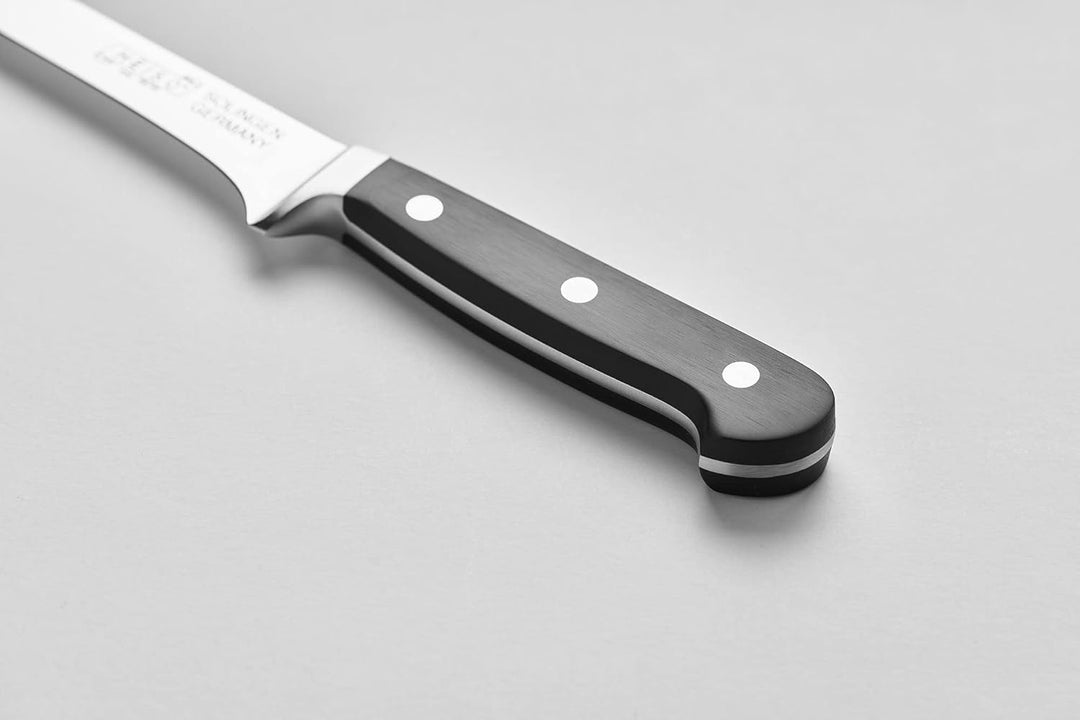 HEISO - Ausbeinmesser - PREMIUM SERIE - rostfreie 15cm Klinge - Metzgermesser "Made in Solingen" - F