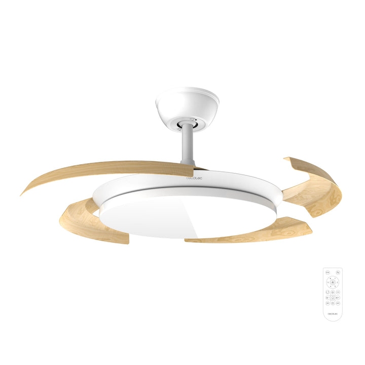 Cecotec Deckenventilator Aero 4500 Puzzle Invisible. 30 W, 6 Geschwindigkeiten, Fernbedienung, 7 cm