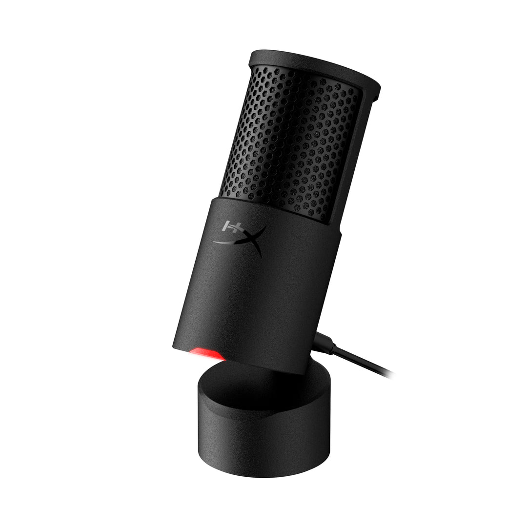 HyperX SoloCast 2 USB-Mikrofon – Gaming & Streaming Mikrofon mit Tap-to-Mute, 96 kHz/24-Bit Aufnahme