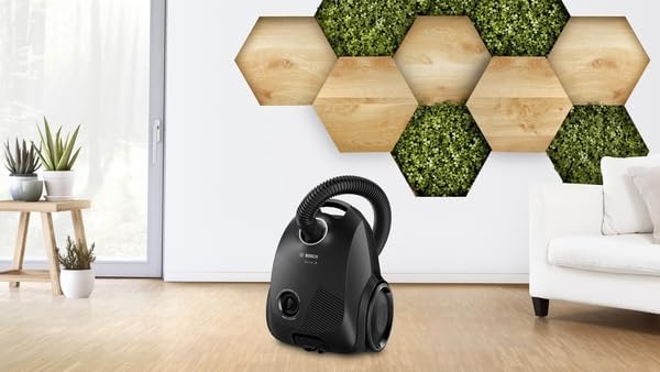 BOSCH GL20S Noir - Aspirateur avec sac - 600 W - Niveau sonore 80 dB