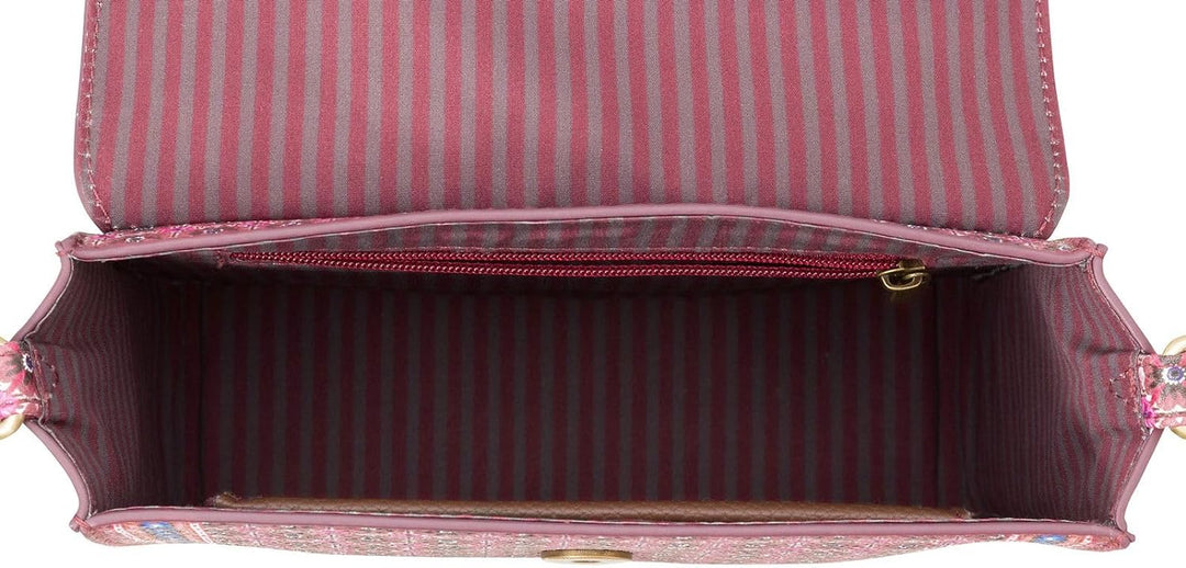 PiP Studio Cross Body Flap Small Clover Pink 19x6x16cm
