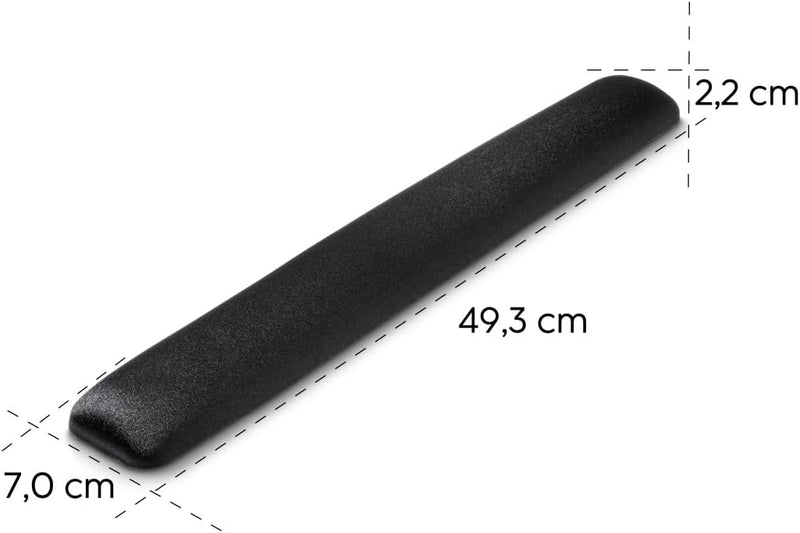 Hama Handballenauflage für Tastatur (ergonomische Tastatur Handauflage, rutschfeste Tastatur Pad Han