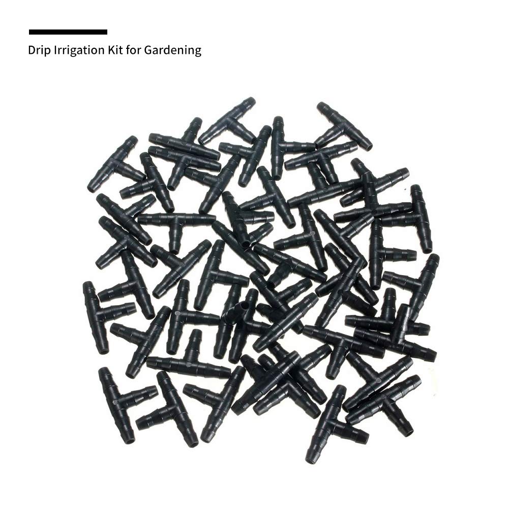 300 pcs Einstellbare Micro Drip Tropfer Tropf bewasserung T Steckverbinder Gartenschlauch Befestigun