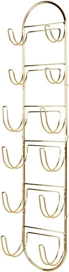 mDesign Handtuchhalter zur Wandmontage – Handtuchablage aus Metall – schickes Badzubehör – auch für