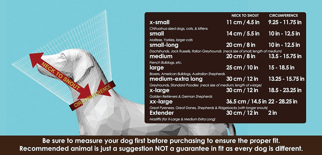 All Four Paws „The Comfy Cone“ Halskrause für Haustiere, Large