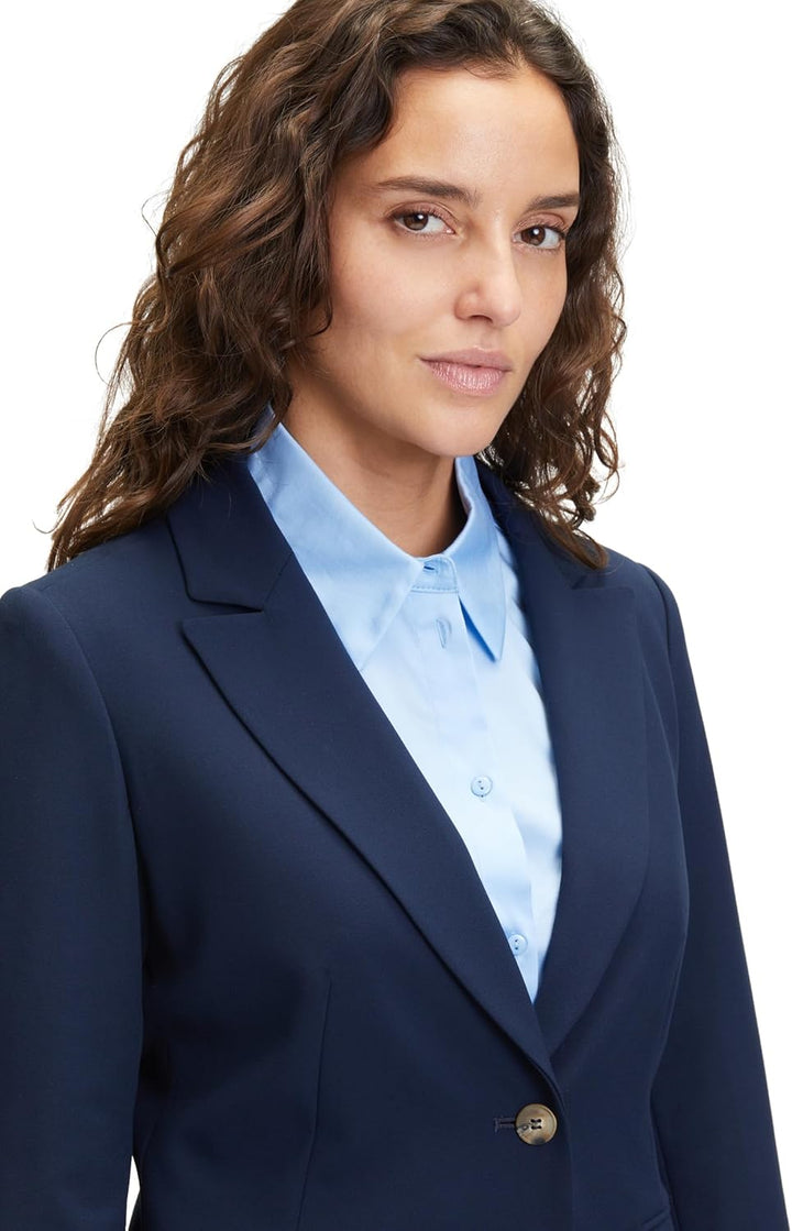 Betty & Co Damen Blazer 38 Navy Blue, 38 Navy Blue