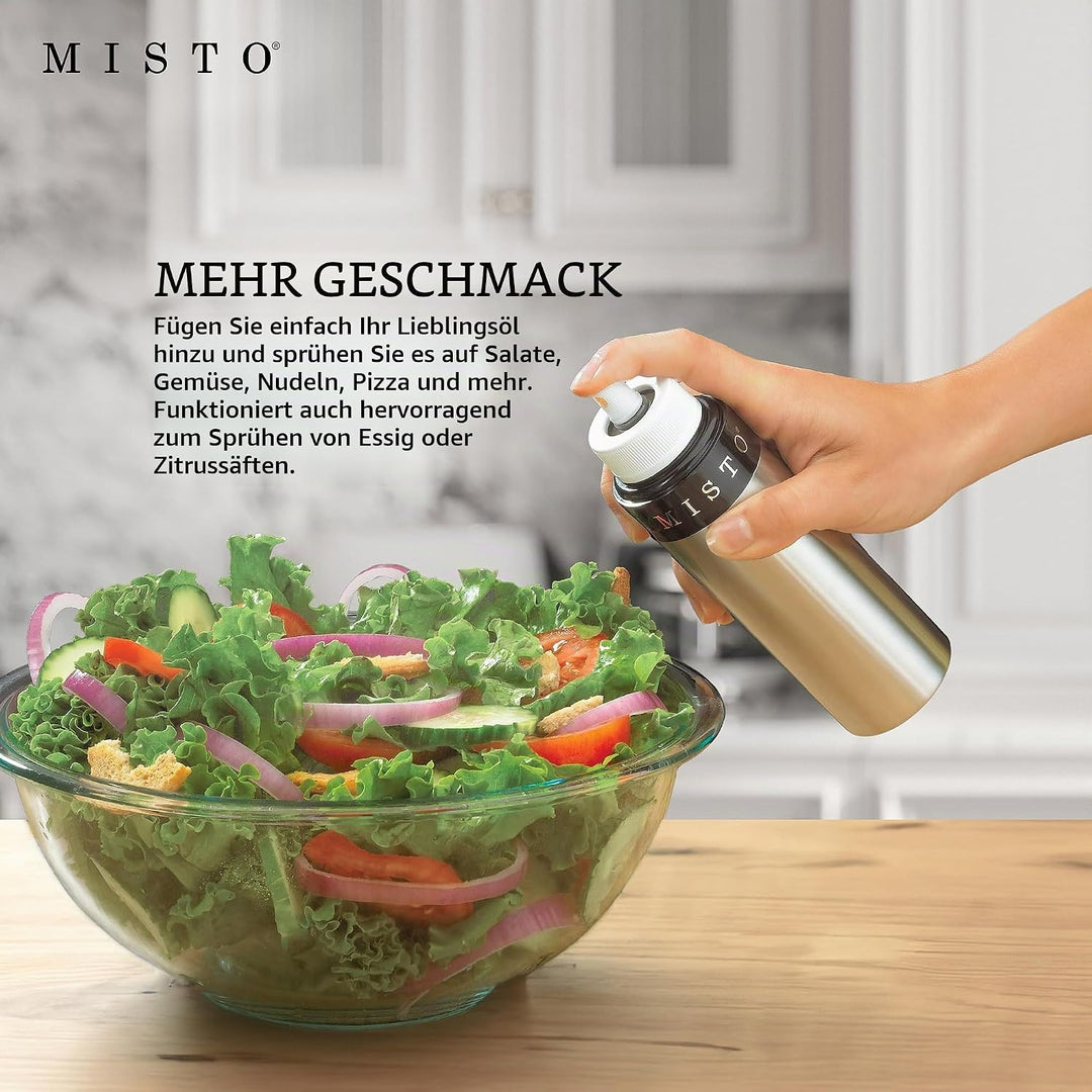 MISTO 5104222 Ölsprüher, Aluminium, Silber-2 2 Stück, 2 Stück