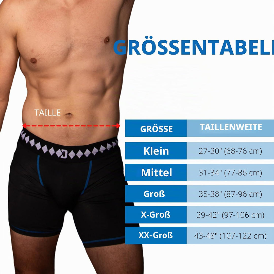 Diamond MMA 4-Gurt Jock Strap mit integriertem Athletic Cup System für Sport Schwarz M, M
