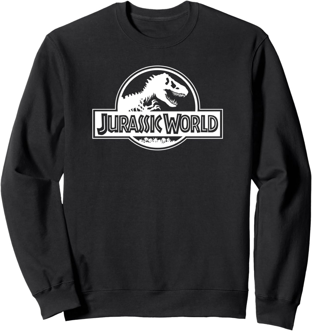 Jurassic World Klassisches Münzlogo, schwarz Sweatshirt