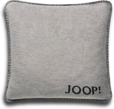 Joop! Kissenhülle Uni Doubleface Ash-Anthrazit Baumwolle Polyacryl, Masse: 50cm x 50cm, 739469 50 x