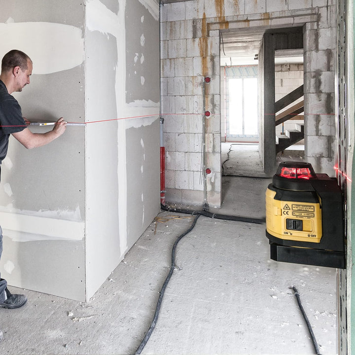 STABILA Kreuzlinienlaser LAX 400, selbstnivellierend, 360°-Horizontal-Linie, 2 Vertikal-Linien, Lotf