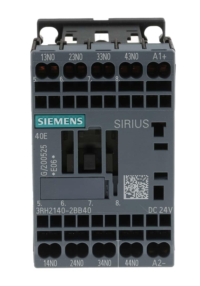Siemens Hilfsstromzähler, 4 NA, 24 V, S00 Feder