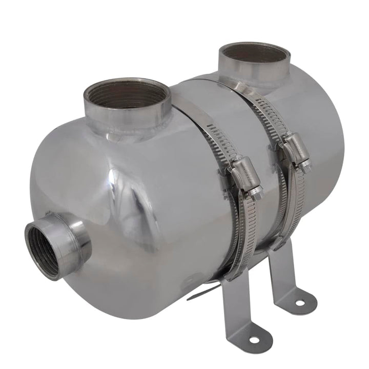 vidaXL Schwimmbadwärmetauscher 28 kW Pool Schwimmbad Wärmetauscher Heizung 292 x 134 mm, 292 x 134 m