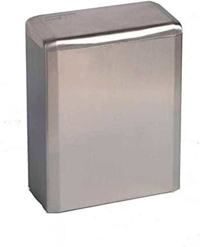Mediclinics PP0006CS - Intimbehälter für Damenhygiene. Satin Edelstahl. Wandinstallation. stainless
