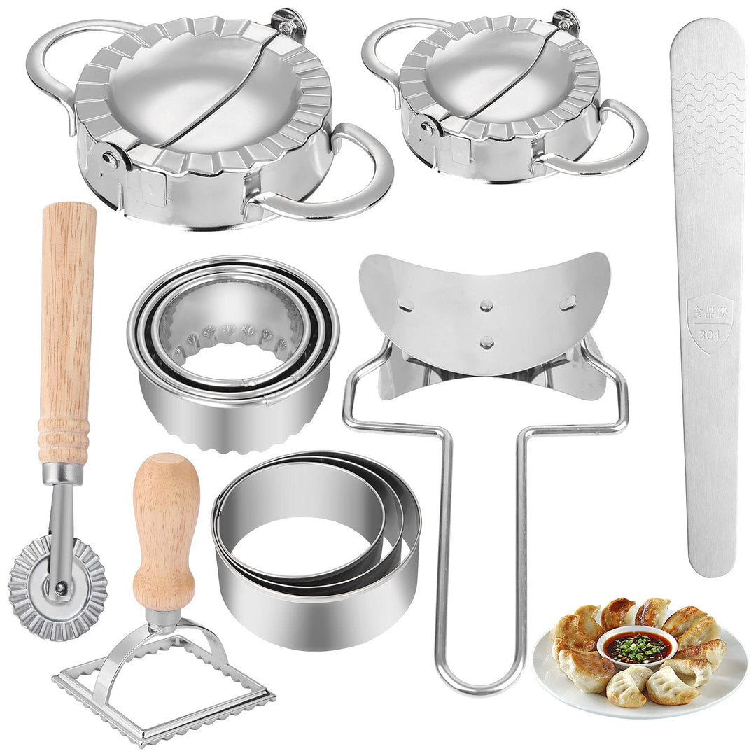 12pcs Ravioli Former,Edelstahl Ravioli Dumpling Maker,Eckige Ravioli-Stempel Former Ravioli Ausstech