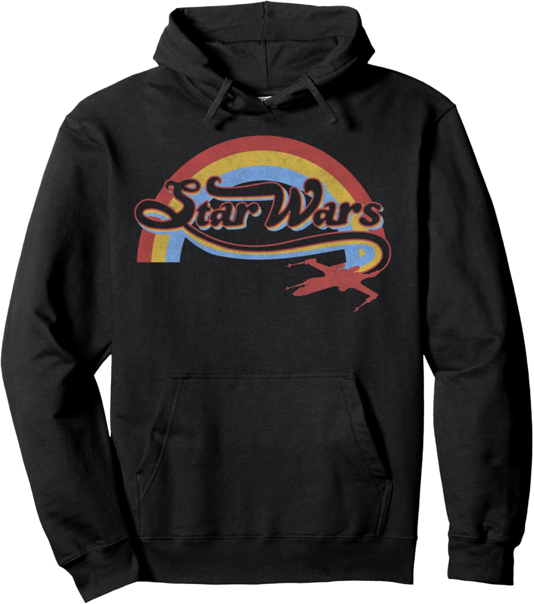 Star Wars Rainbow Retro Logo Pullover Hoodie