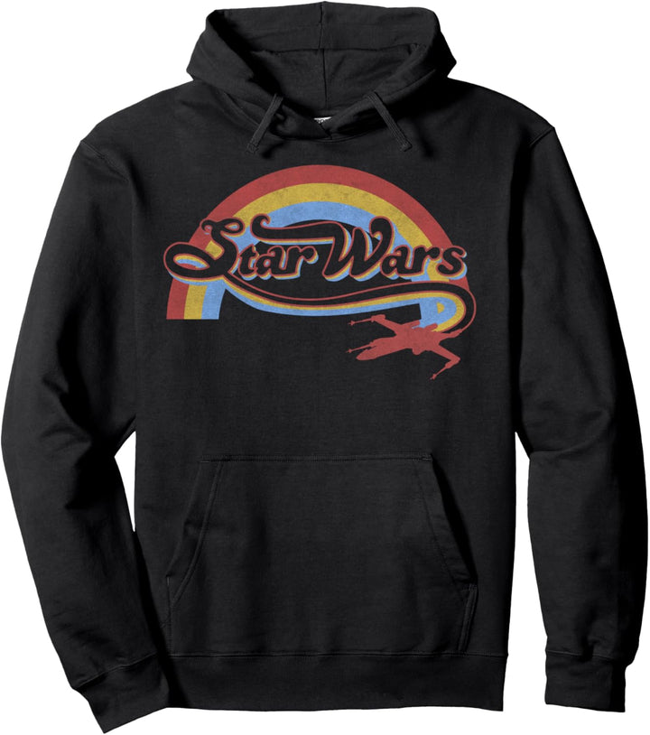 Star Wars Rainbow Retro Logo Pullover Hoodie
