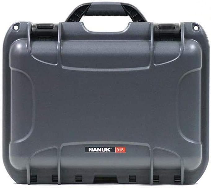 Nanuk 915 Wasserdichter Hartschalenkoffer Mit Plüschschaumeinlage - Graphit Graphit Cubed Foam, Grap