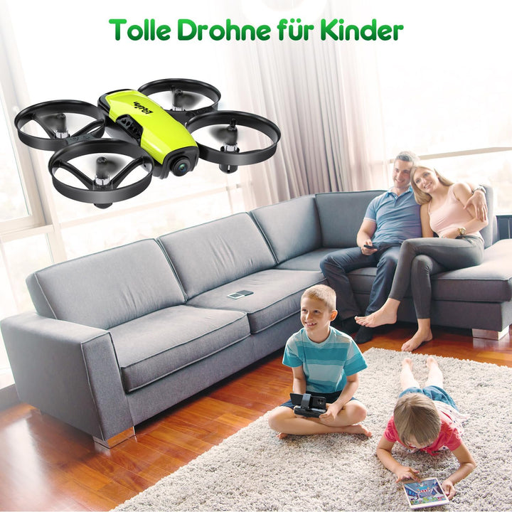 Loolinn | Drohne mit Kamera als Geschenk für Kinder - Mini Drohne Ferngesteuert mit Video & Fotos /