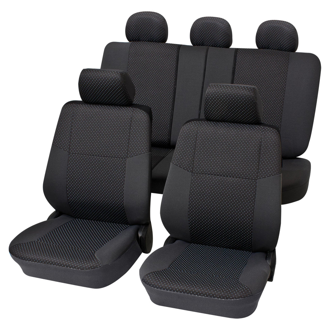 PETEX Sitzbezugset Universal Eco Class Malta grau 15-teilig Grösse SAB 2 Vario Plus