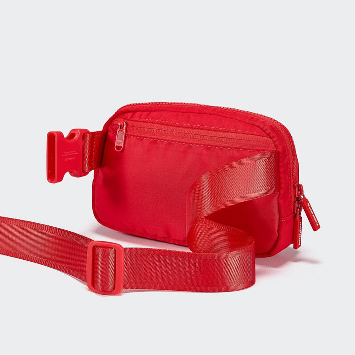 Pander Gürteltasche mit Zwei-Wege-Reissverschluss, Nylon, für Damen, wasserabweisende Hüfttaschen, C