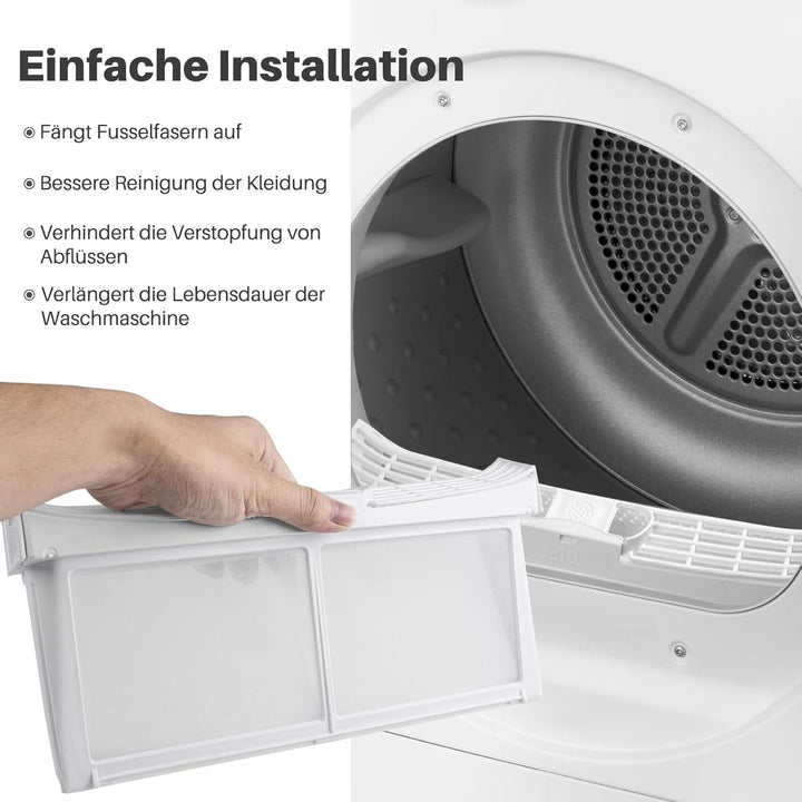 Flusensieb Filter für Bosch für Siemens 00652184 652184, Filtertasche für Maxx 6/7 sensitive Avantix