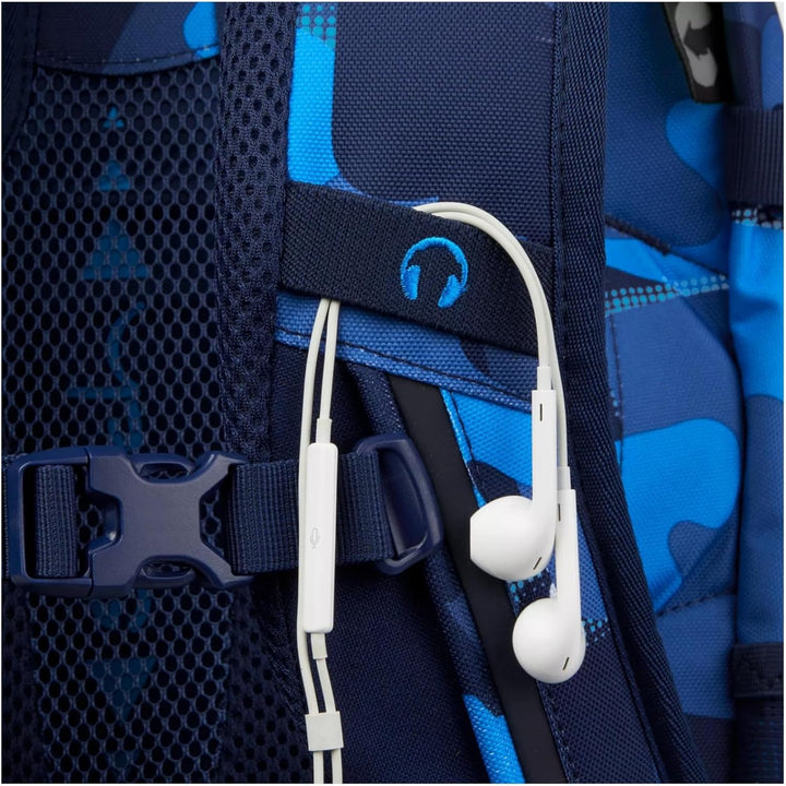 satch pack Schulrucksack ergonomisch, 30 Liter, Organisationstalent 30 Liter Troublemaker - Blau, 30