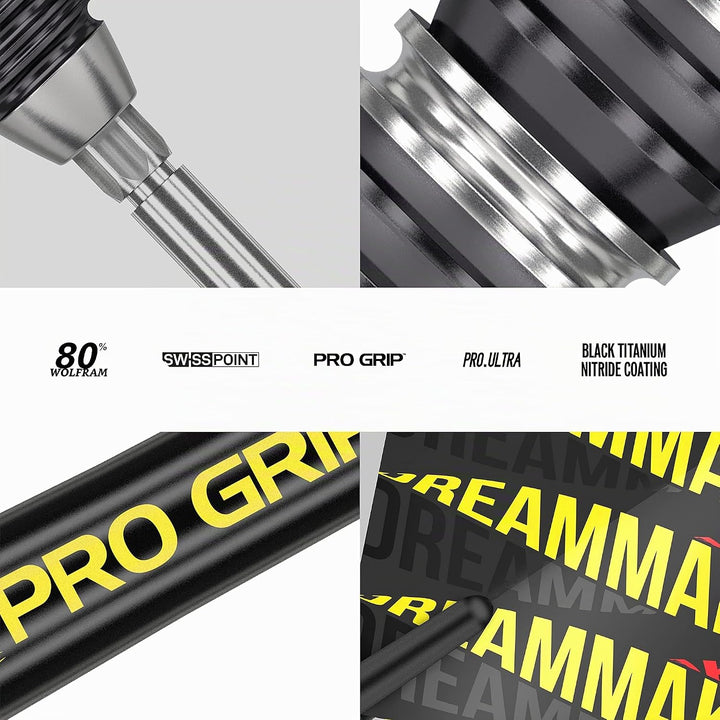 Target Darts Dimitri Van den Bergh Dream Maker 80% Wolfram Swiss Point Steeldarts-Set Dartpfeile 24G