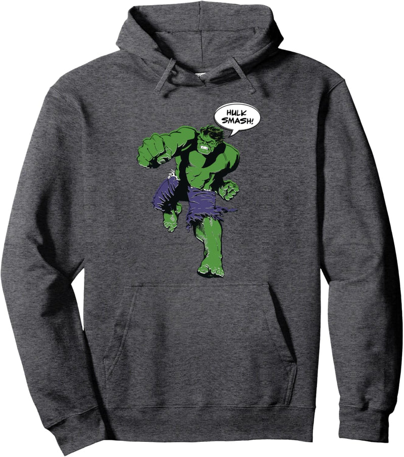 Marvel The Incredible Hulk Simple Comic Bubble Pullover Hoodie