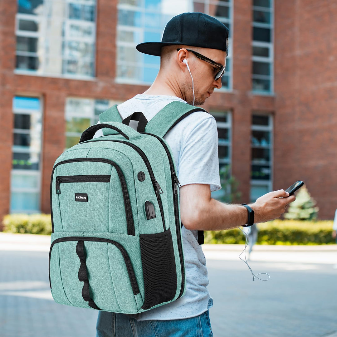 kadilong Unisex Rucksack Herren Damen,Schulrucksack Jungen Teenager Schultasche für Student Uni Stud