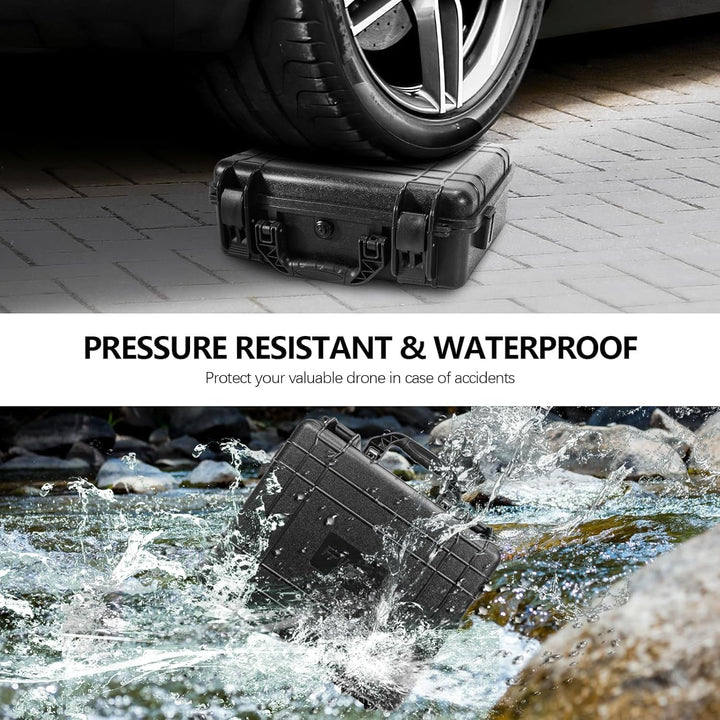 FPVtosky Drohne Koffer für DJI Mini 4 Pro I Kompakt I Zweilagig I Wasserdicht - Tragekoffer für DJI