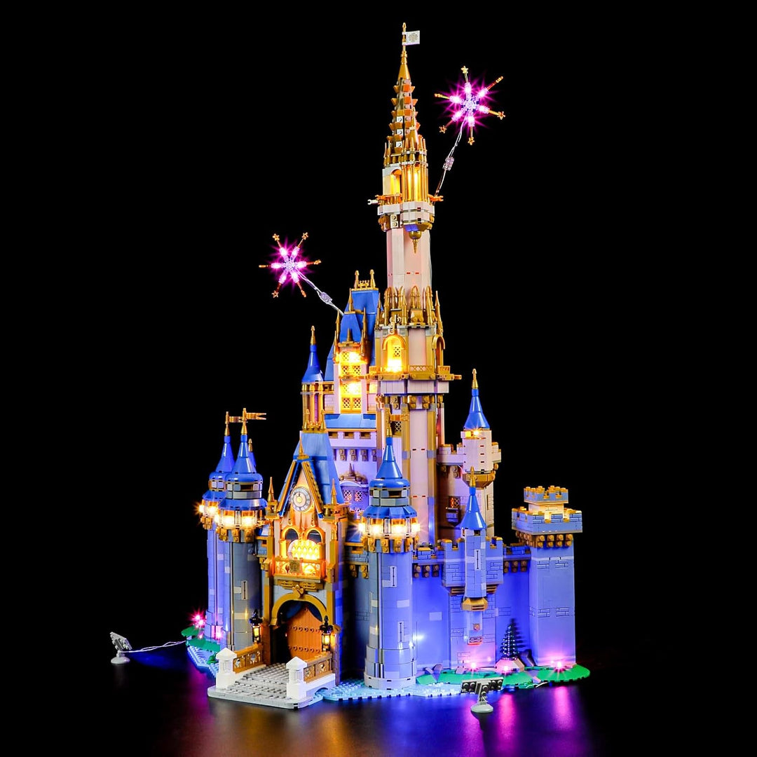 GEAMENT LED Licht-Set Kompatibel mit Lego 2023 Disney Schloss Castle 43222 (Modell-Set Nicht enthalt