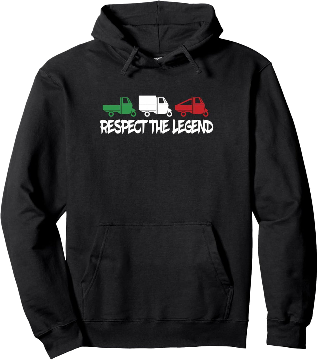 Respect The Legend I Ape 50 Dreirad APE Trike TM APE Pullover Hoodie