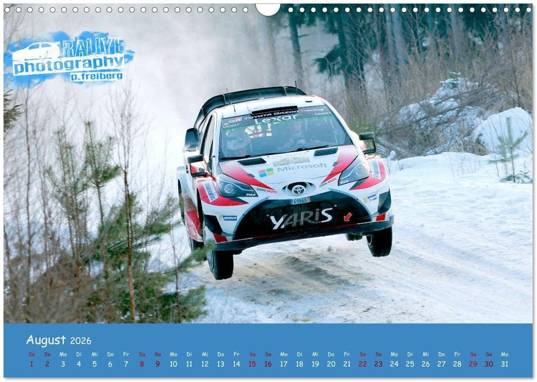 WRC Schweden White Open 2026 (Wandkalender 2026 DIN A3 quer), CALVENDO Monatskalender: Impressionen