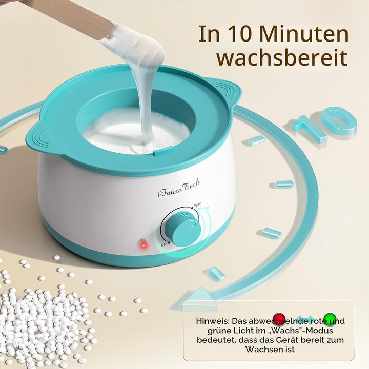 Waxing-Set, Wachs Haarentfernung für Frauen Männer: Professionelles Wax set, Ganzkörper Haarentfernu