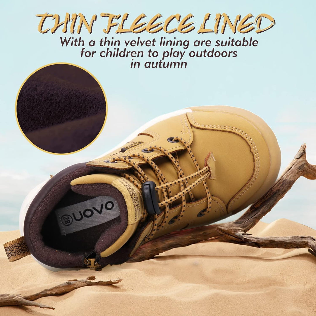 UOVO Winterschuhe Jungen Turnschuhe Unisex-Kinder Warm Gefüttert Sneaker Outdoor Winterstiefel rutsc