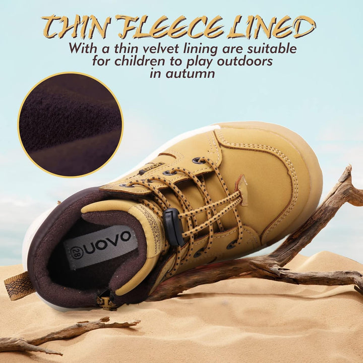UOVO Winterschuhe Jungen Turnschuhe Unisex-Kinder Warm Gefüttert Sneaker Outdoor Winterstiefel rutsc