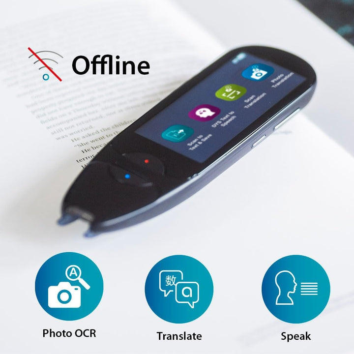IRISPen Air 8 Lesestifte:Übersetzer Stift offline 16 sprachen, scannerstift,OCR 48 sprachen offline,