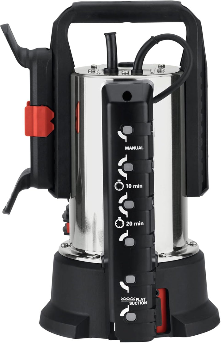 metabo Kombi‑Tauchpumpe KP 200‑35 ASF Inox - 620 W, 20.000 l/h, flachabsaugend bis 1 mm, Partikel bi