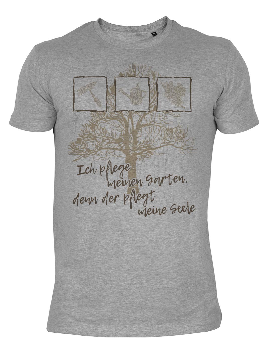 Gärtner Motiv T-Shirt, Garten Sprüche Shirt Hobbygärtner : Ich Pflege Meinen Garten, denn der pflegt