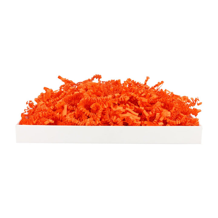 048, Orange, oranges Füllmaterial und Polsterpapier, Geschenk-Verpackungen, Deko, Geburtstag, Weihna