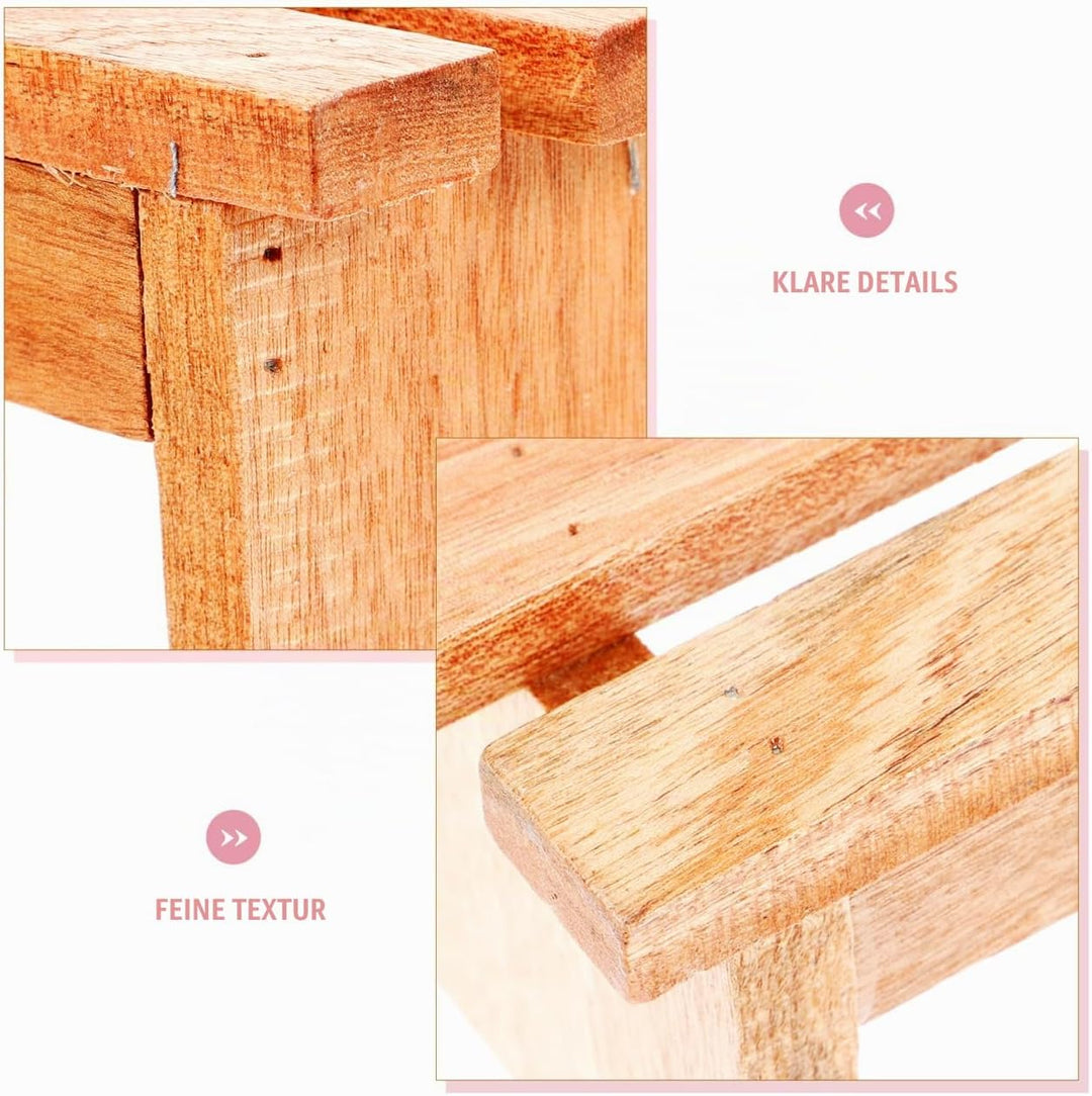 Fusshocker Aus Holz Badewannen Fussstütze Stabiler Sauna Tritthocker Kompakte Grösse Mehrzweck Fussh