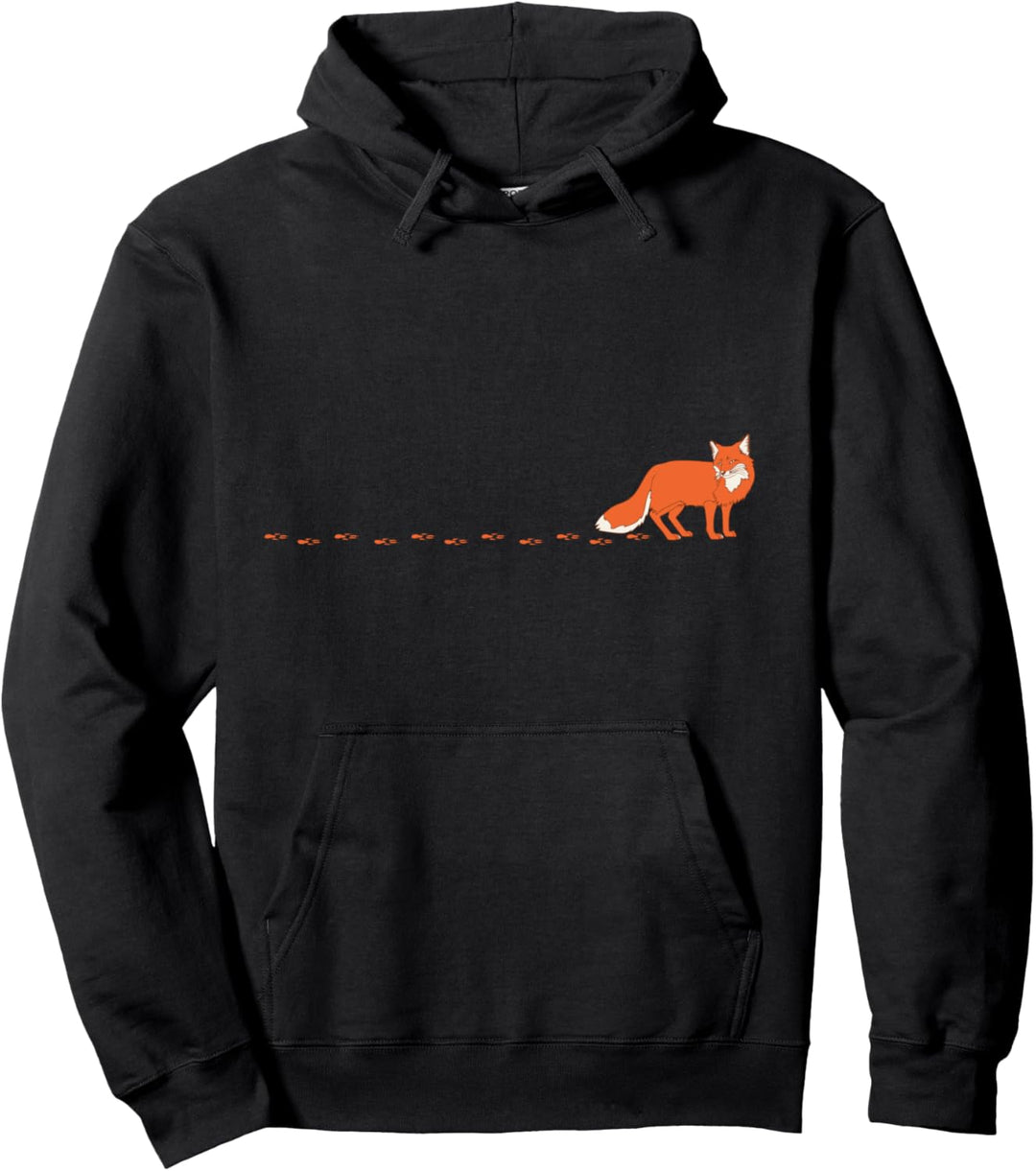 Fuchs Spuren Weidmann Heil Reh Hunter Weidmannsheil Hunt Pullover Hoodie