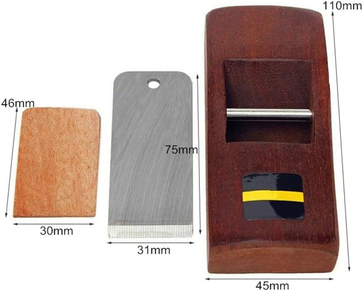 HOMSFOU Mini Handhobel Holz Hobel 11X11X11 Cm Präzises Werkzeug Für Feine Holzarbeiten Tischlerhandh